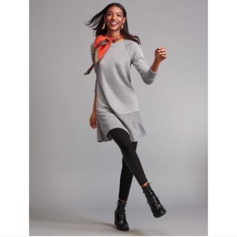 CAbi flashdance sweatshirt dress gray xxs